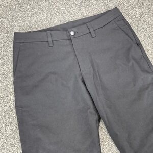 Lululemon ABC Slim-Fit Trouser Pant Mens Size 31 Black‎ Smooth Twill